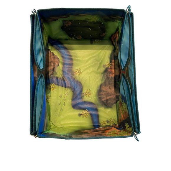 Dinosaur Case Neat-Oh Zip-Bin Travel Carrying Toy Storage Case - Picture 5 of 7
